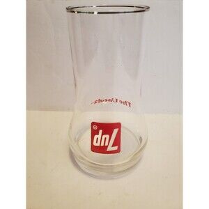 7up The Uncola Upside Down 1970's Glass Soda Pop Vintage Tumbler